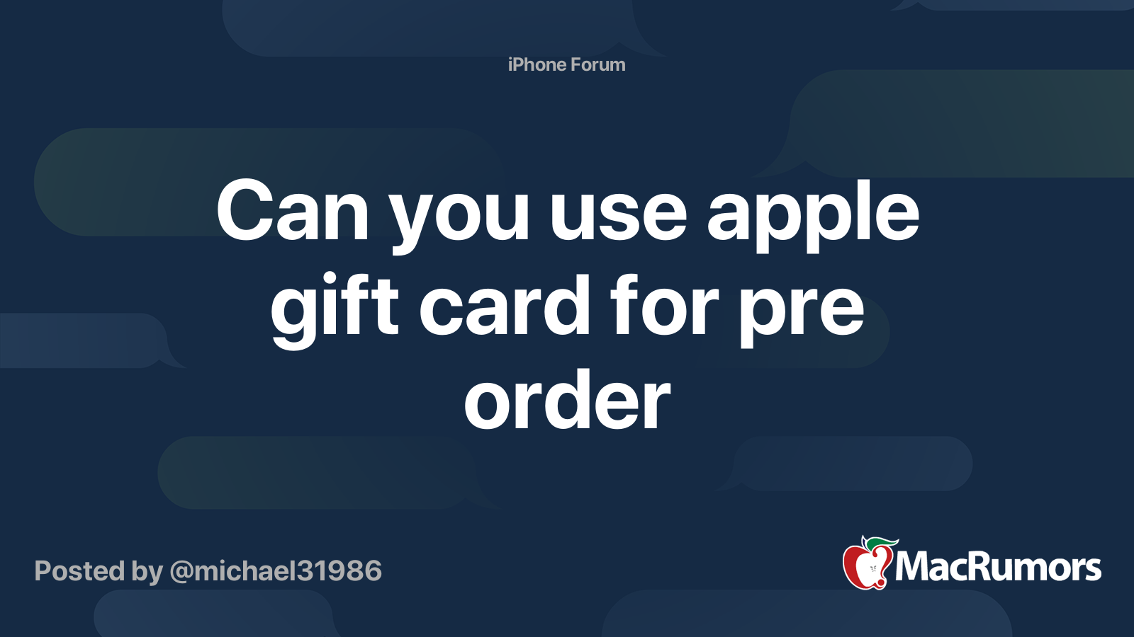 can-you-use-apple-gift-card-for-pre-order-macrumors-forums