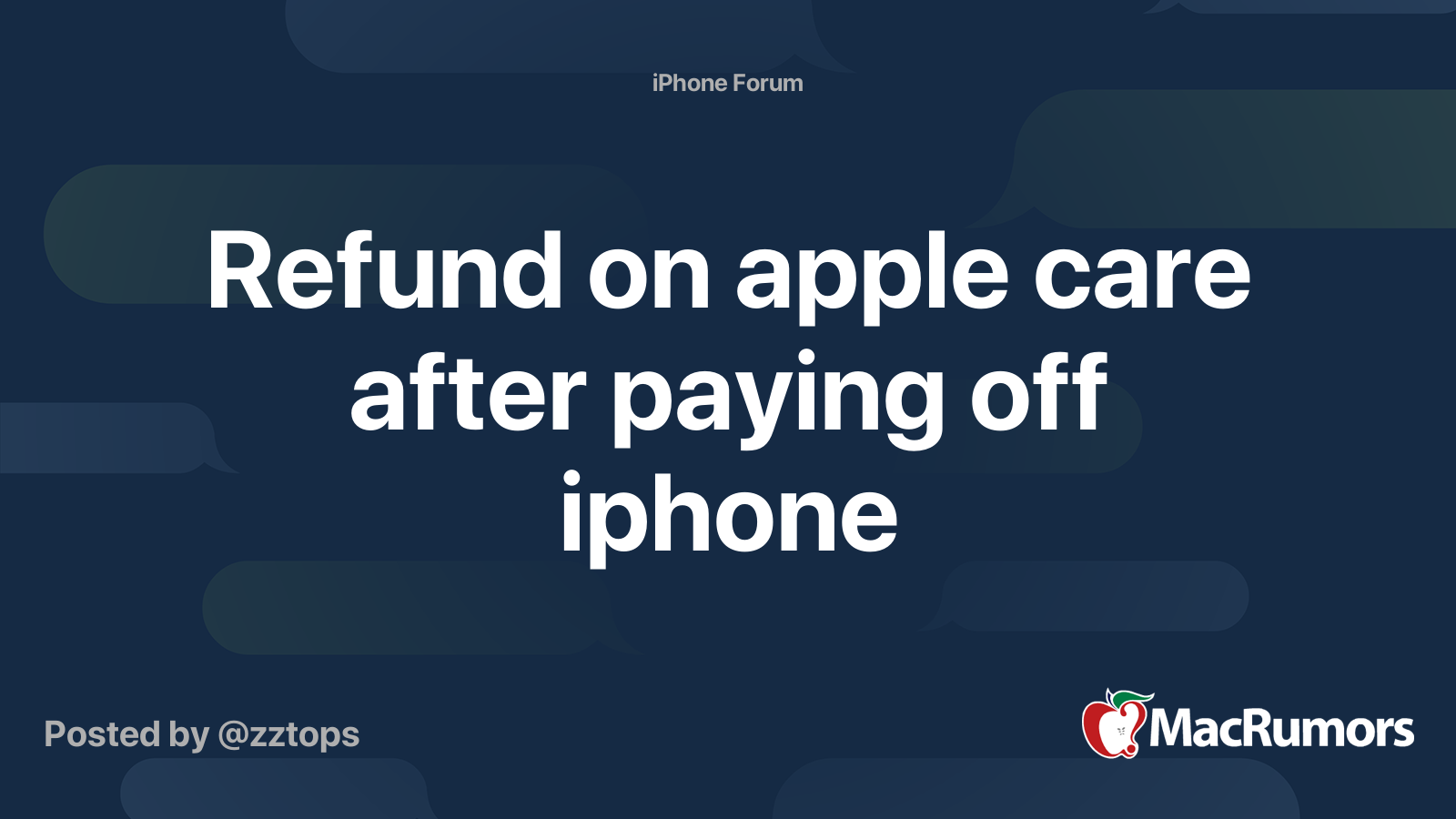 refund-on-apple-care-after-paying-off-iphone-macrumors-forums