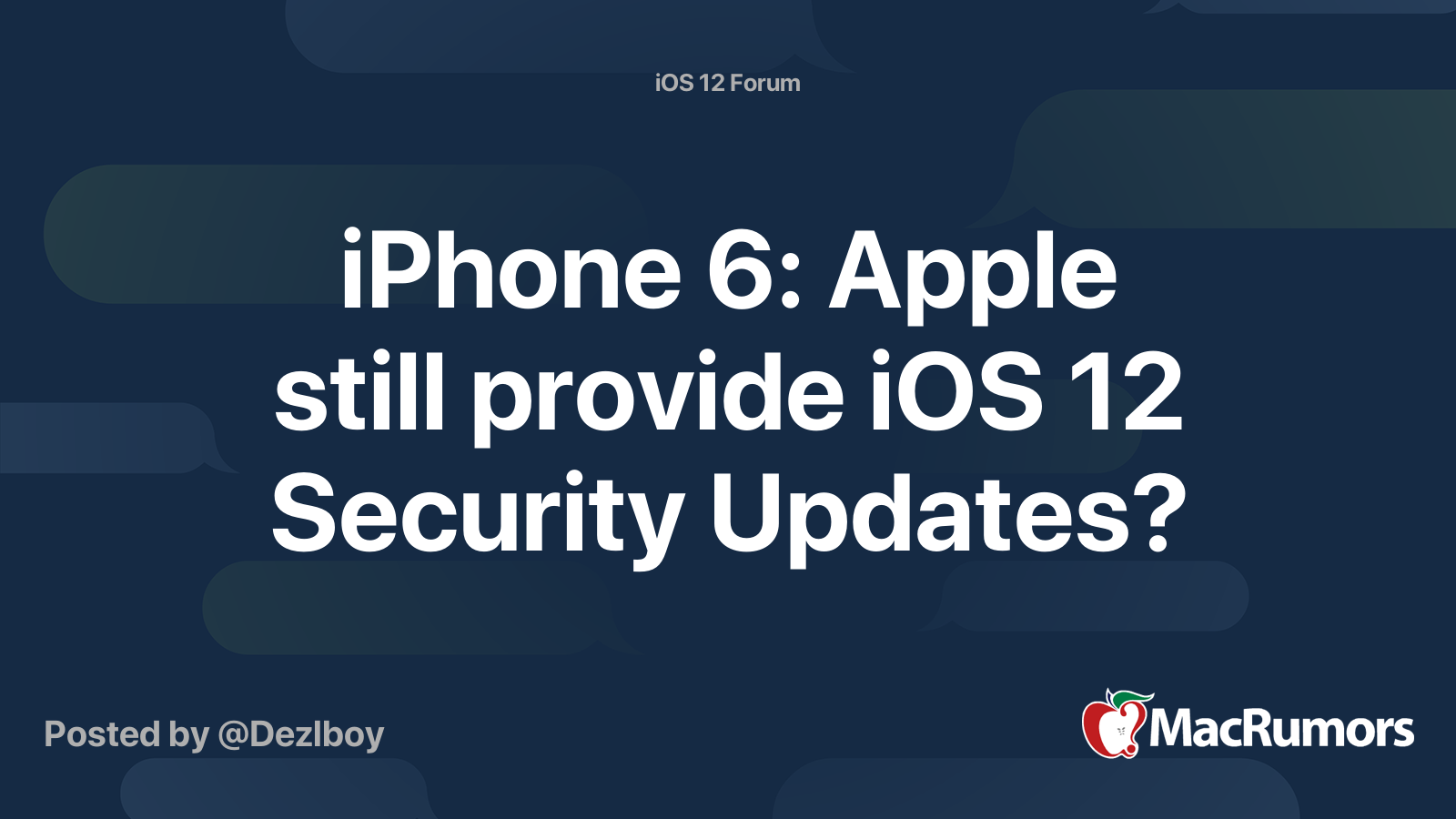 iphone 6 eol updates