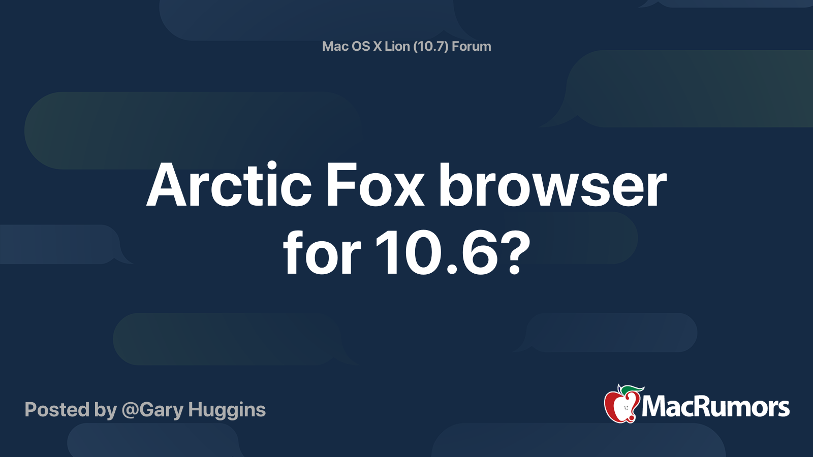 download arctic fox browser for mac
