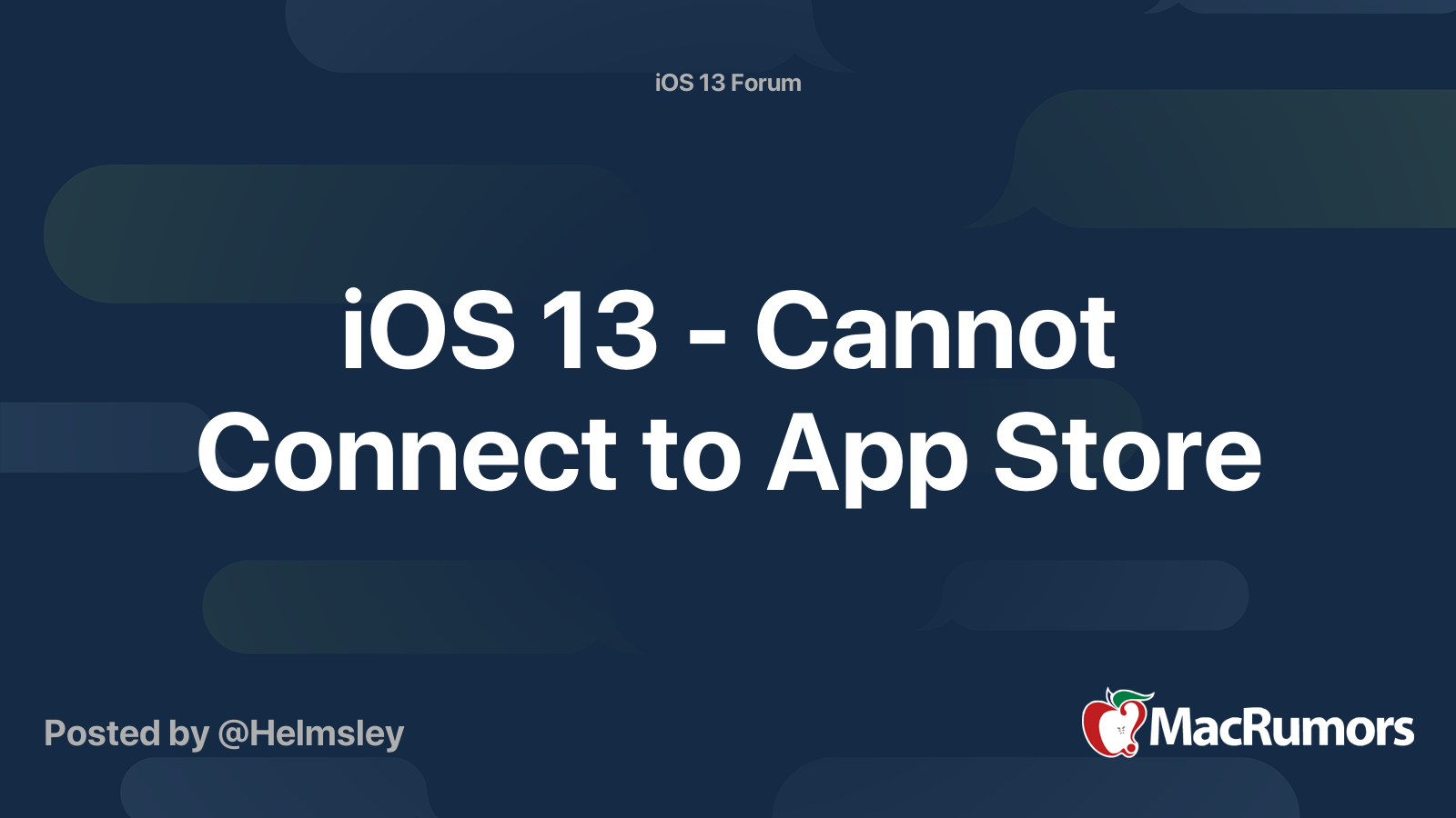 iphone 13 cannot connect to app store