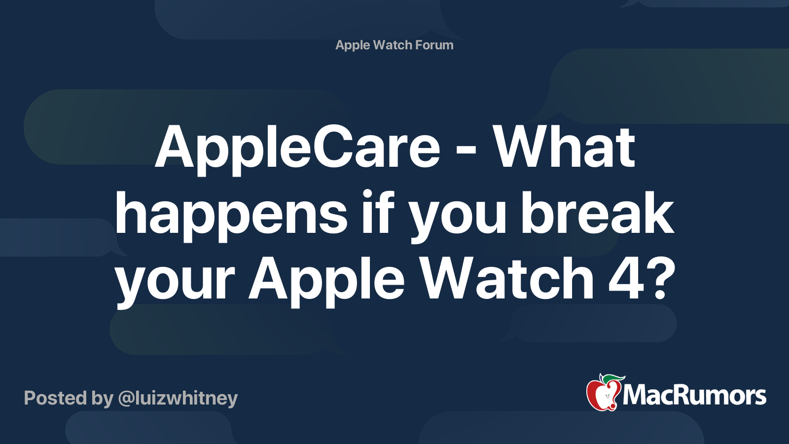 Applecare apple hot sale watch 4