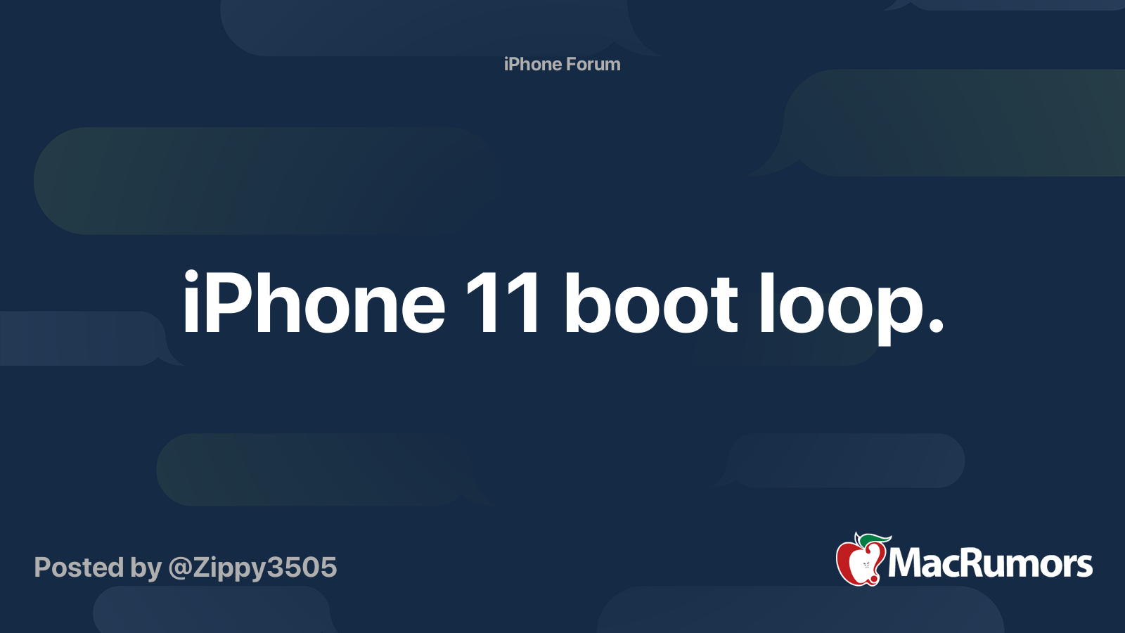 how to get iphone 11 out of boot loop