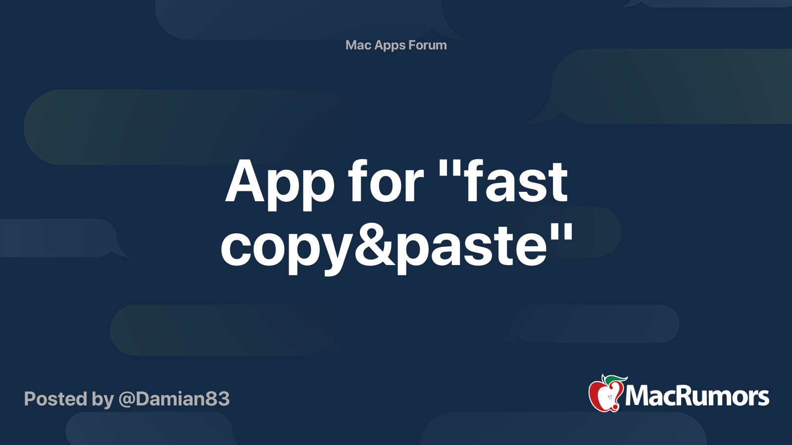 fast copy for mac