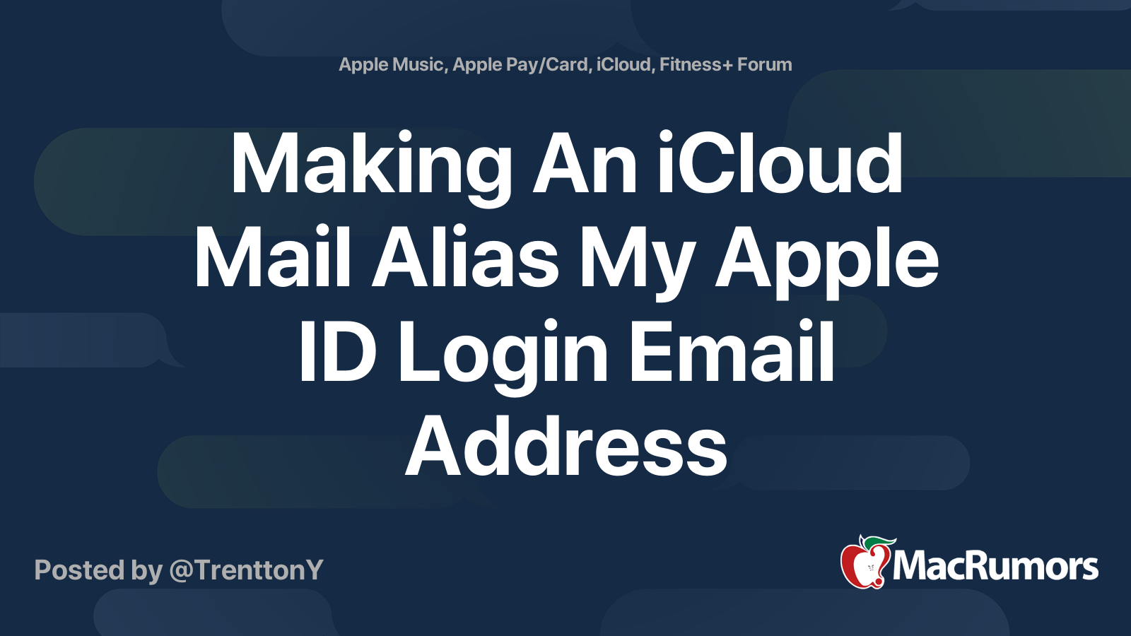 alias apple id email address