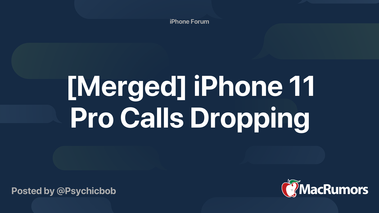 iphone dropping calls immediately