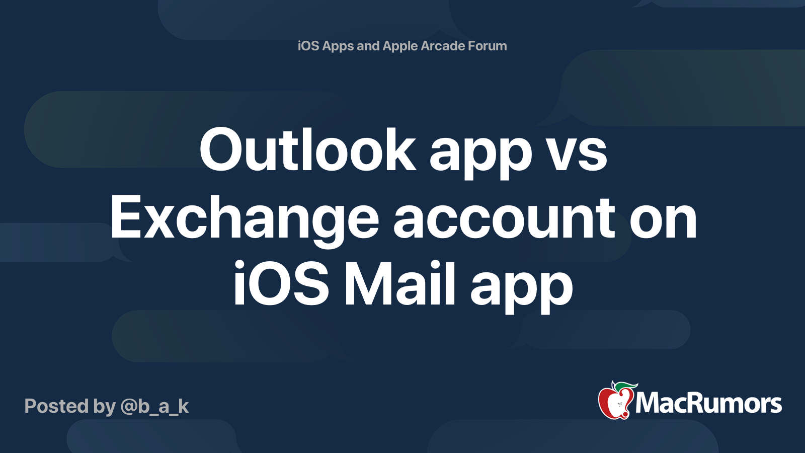 ios mail app exchange