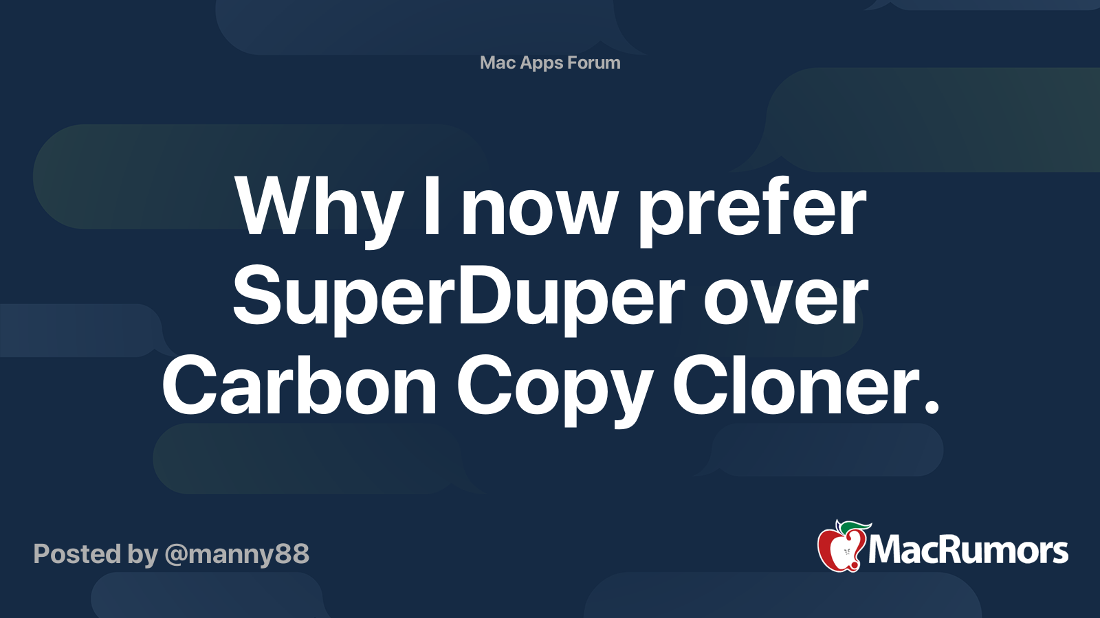 Carbon Copy Cloner 5 is now available for beta testing!, Carbon Copy  Cloner