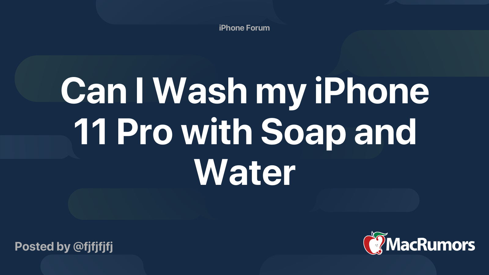 Can I Wash My Iphone 11 Pro With Soap And Water Macrumors Forums,How Much Do Mustang Horses Cost