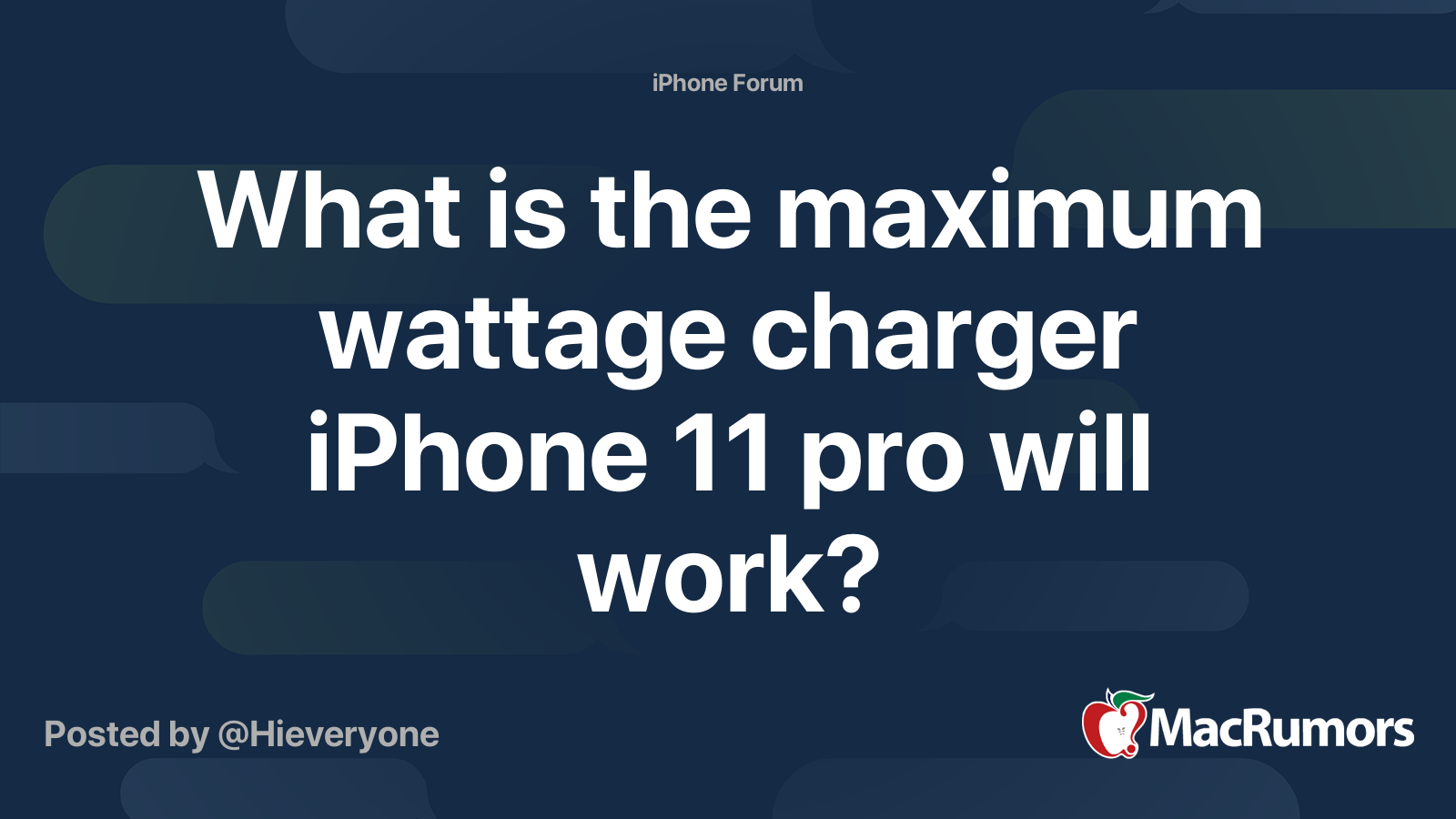 Iphone 11 store pro charger wattage