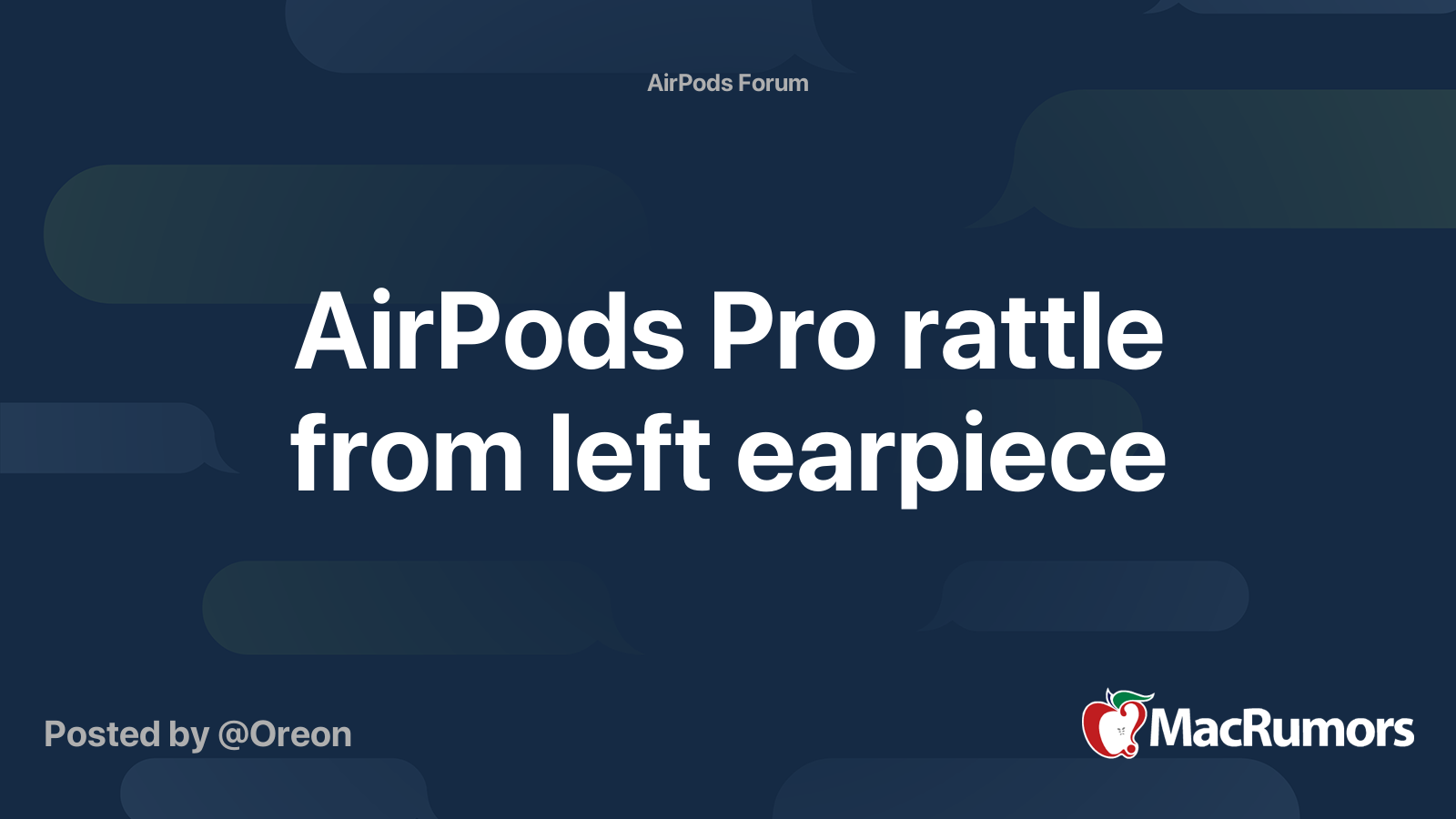 Airpod best sale pro rattling