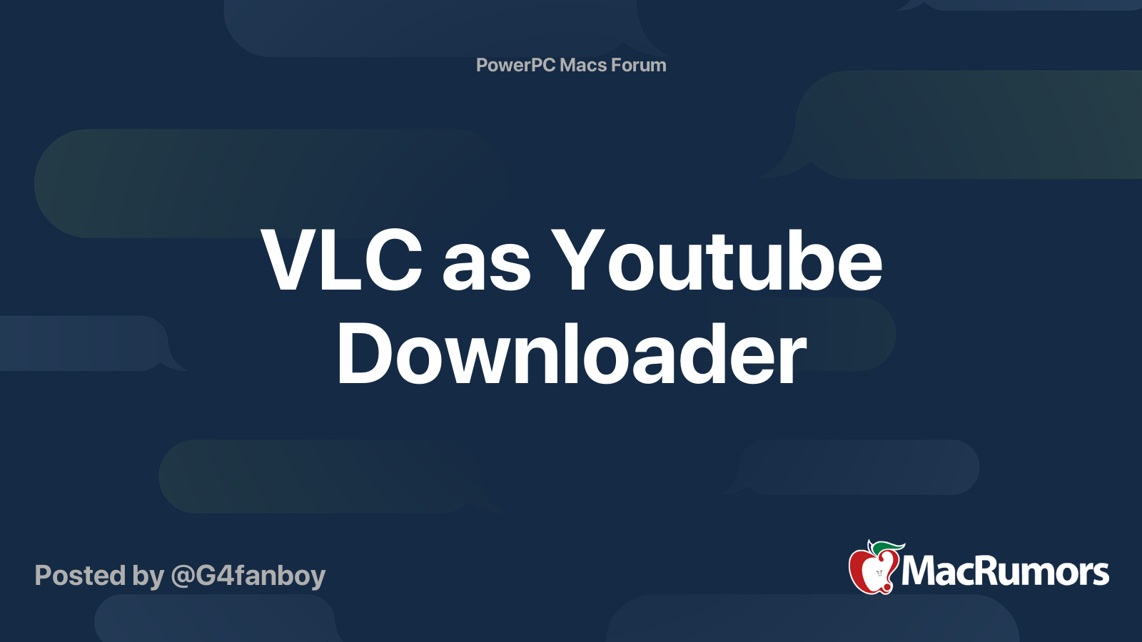Youtube Download Vlc Mac