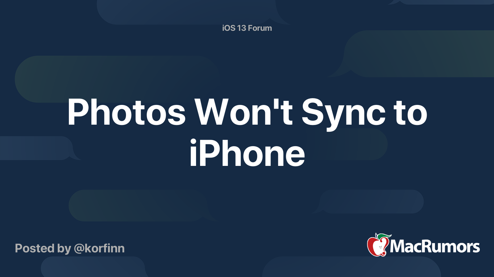 Cool Phone Won't Connect To Sync Photos