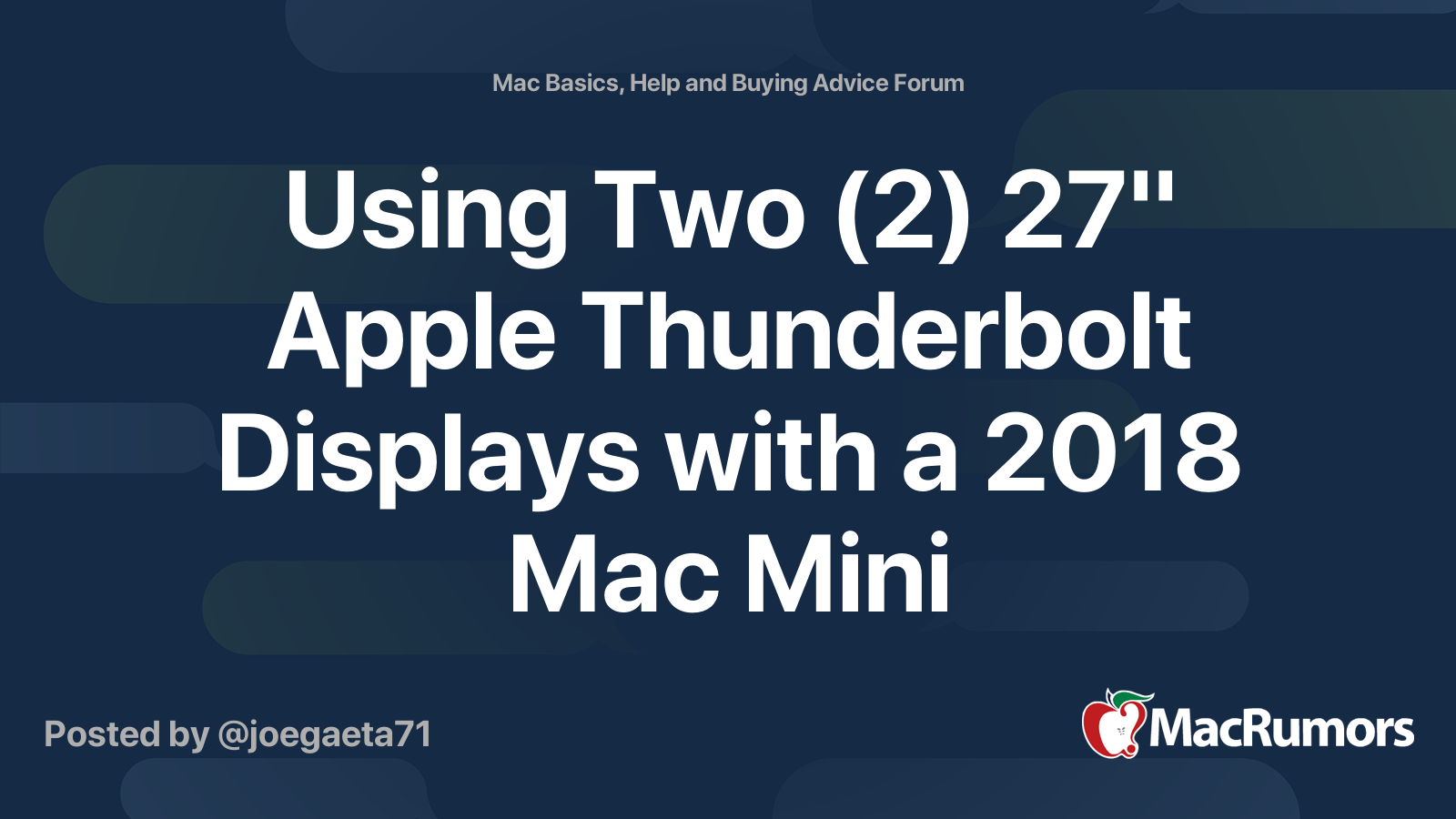 thunderbolt port mac mini
