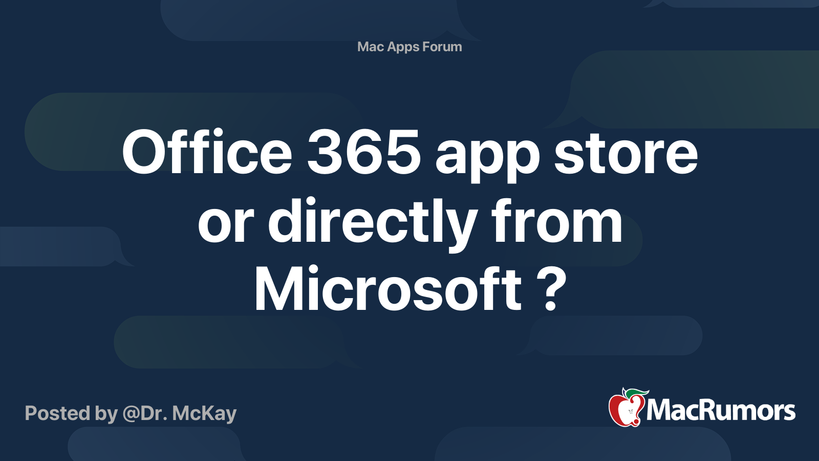 Office 365 for Mac is available on the Mac App Store