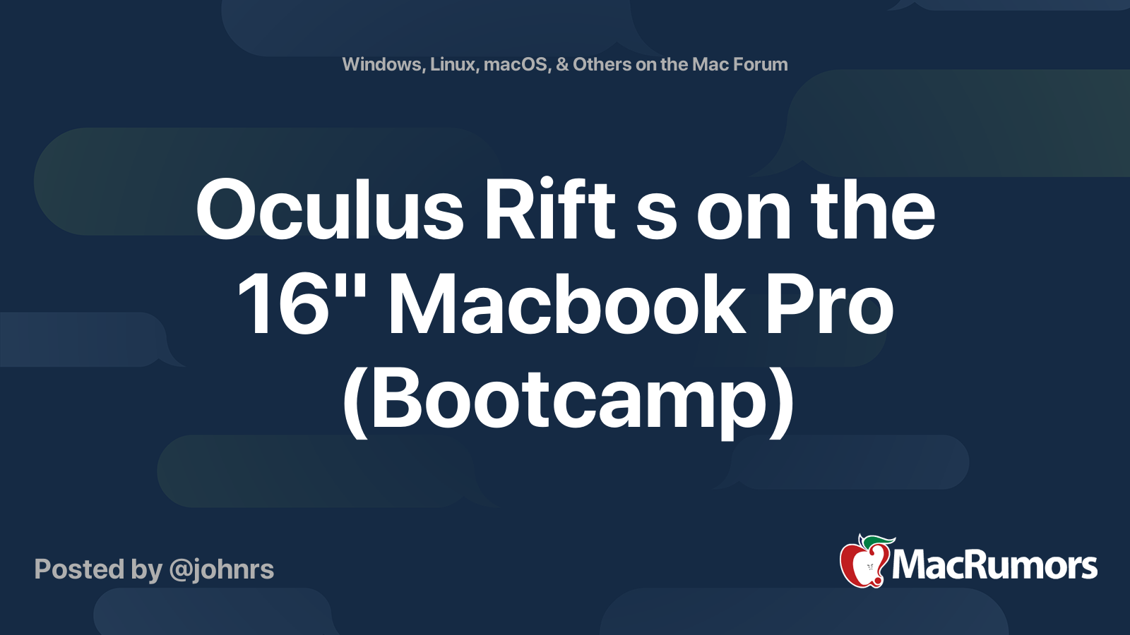 Oculus rift s clearance macos