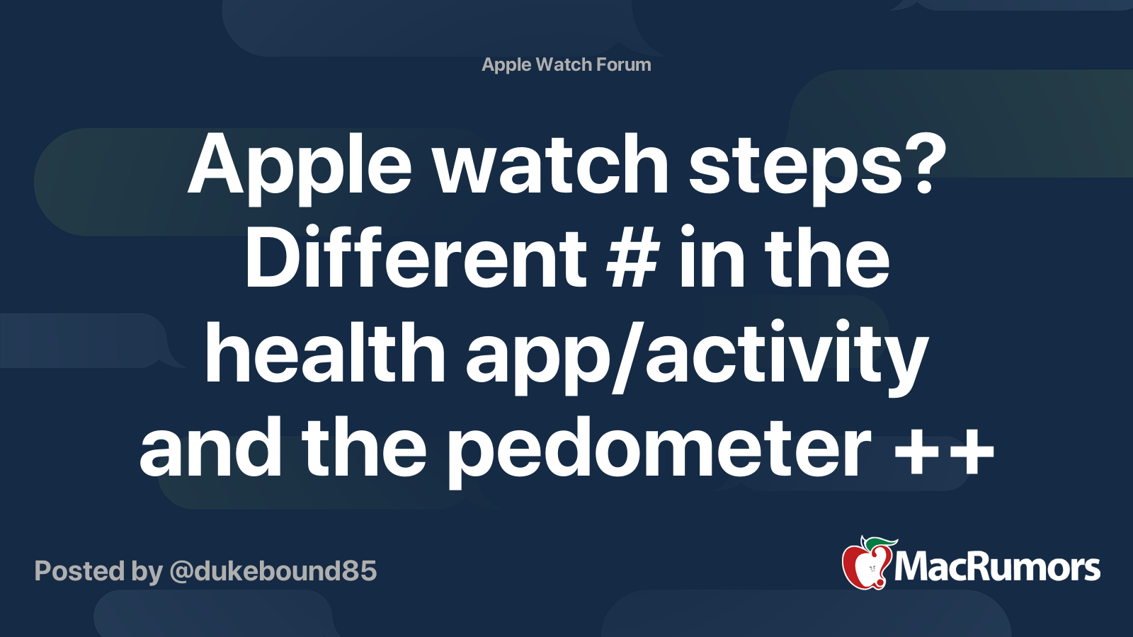 Apple watch steps? Different in the health app/activity and the