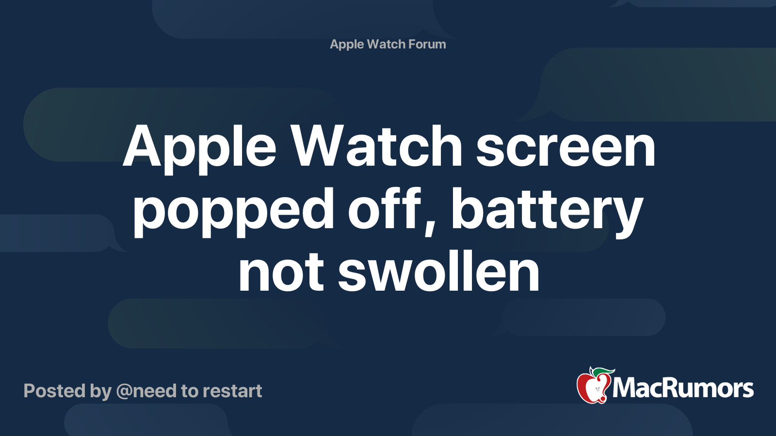 Apple watch series online 0 screen popped off