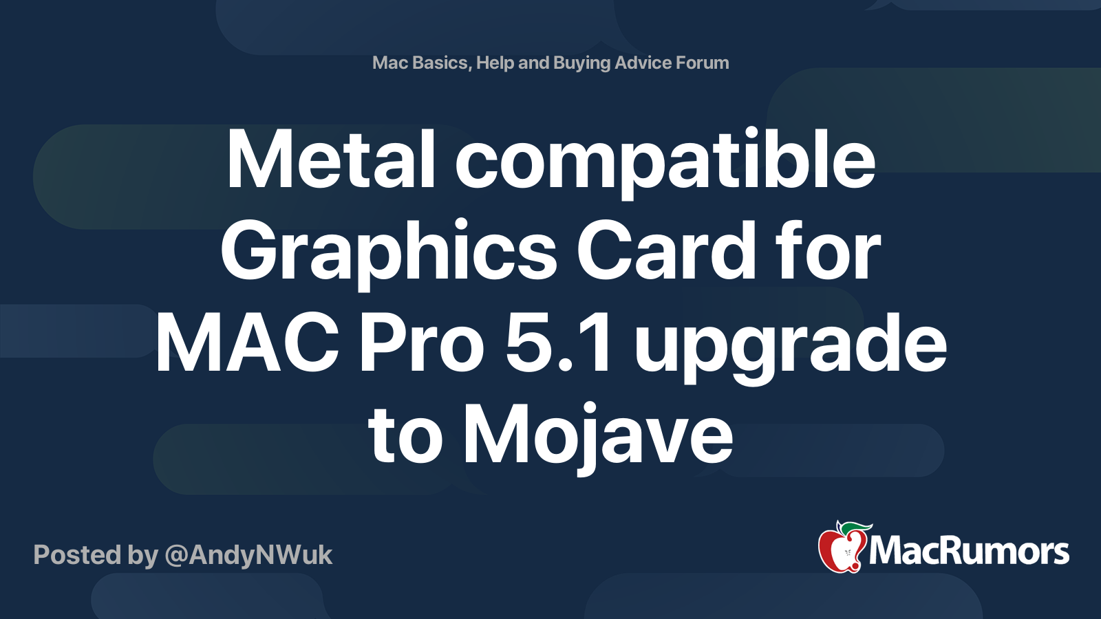 Metal graphics hot sale card mac