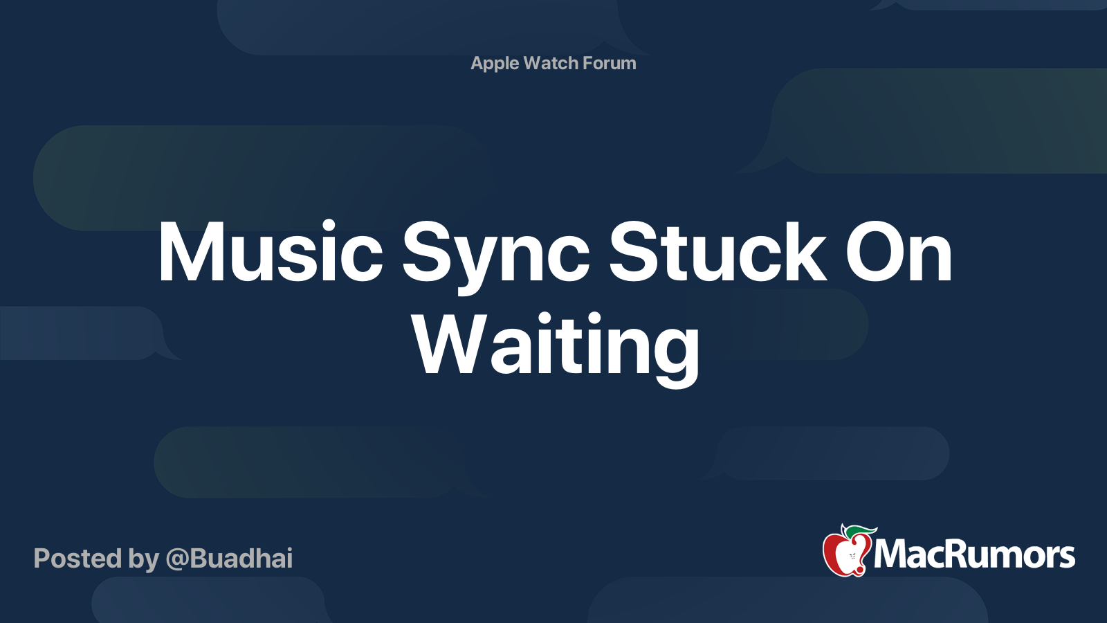 Sync music discount with apple watch