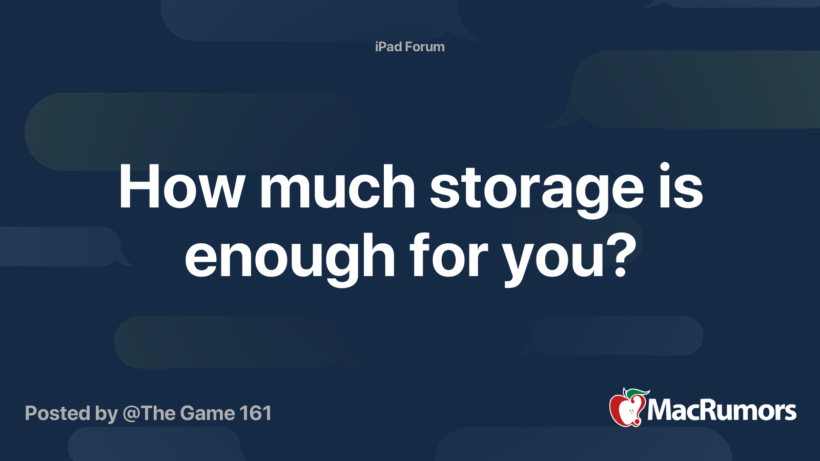 how-much-storage-is-enough-for-you-macrumors-forums