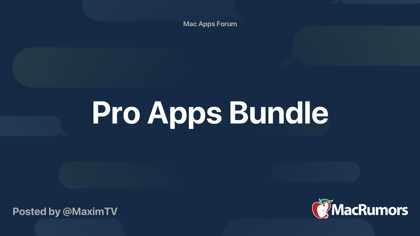 Mac Pro Apps Bundle