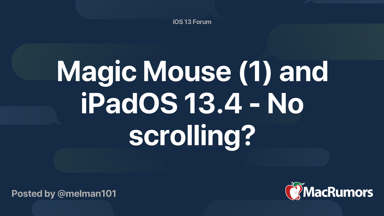 How to Use a Mouse With iPadOS 13.4