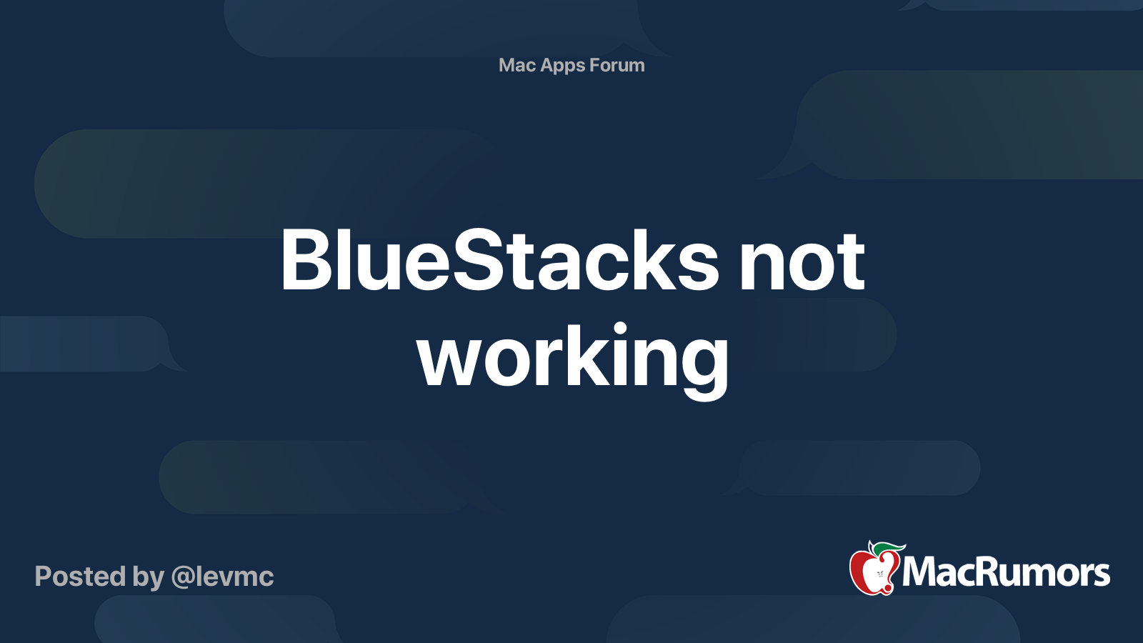 Bluestacks not working on mac catalina
