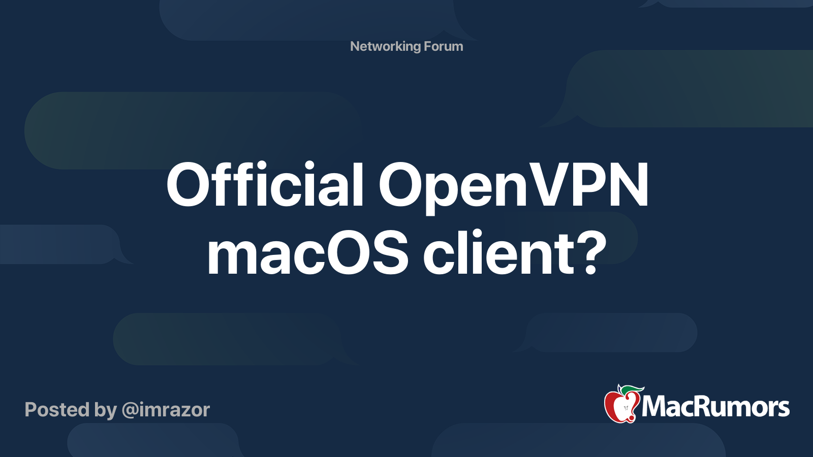 Openvpn For Macos Server