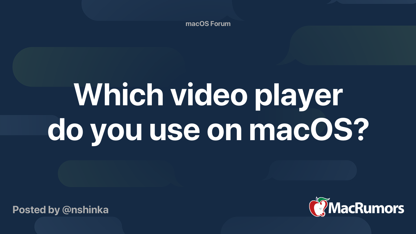 The best video playback apps for Mac - General Discussion