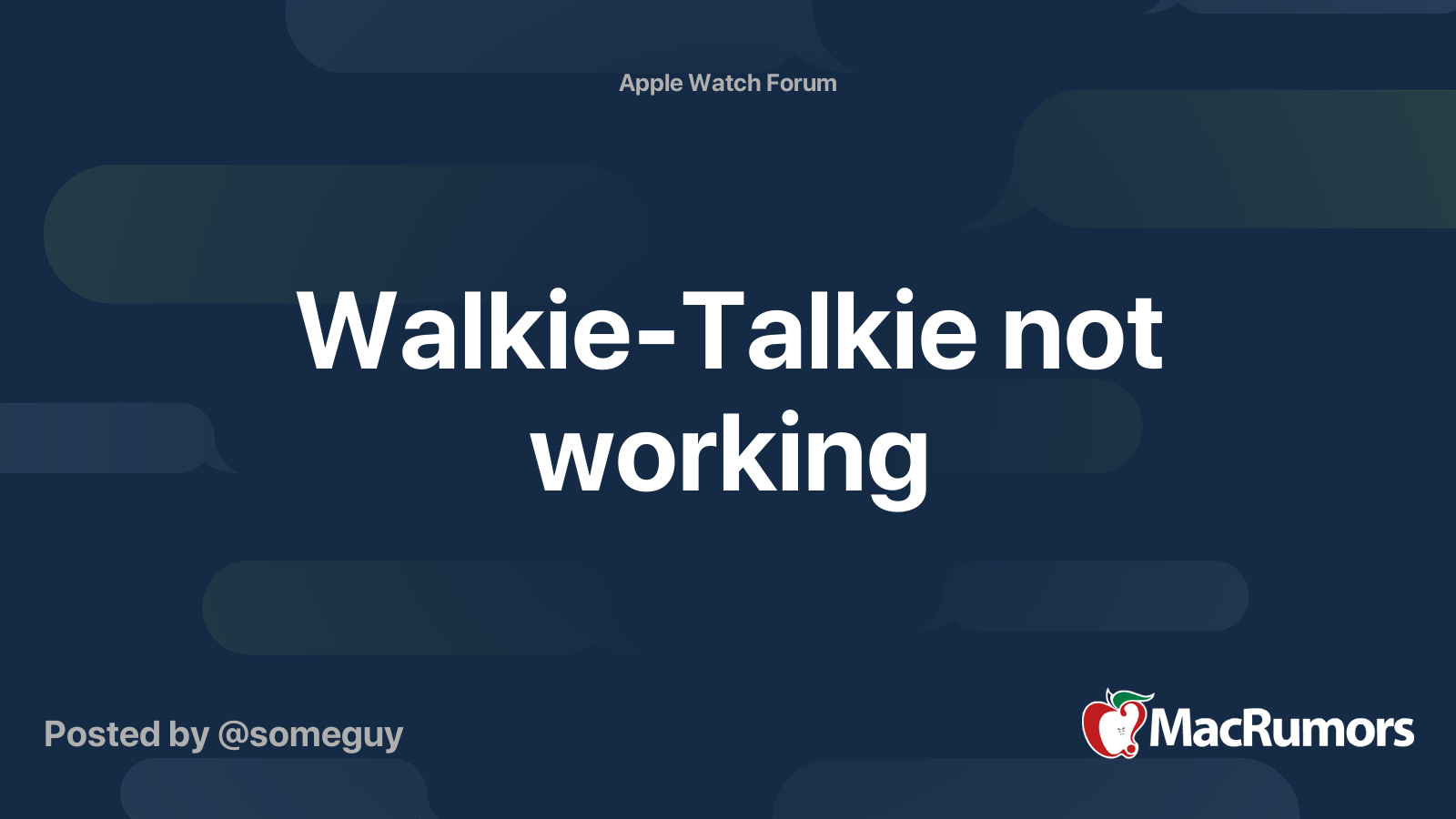 why my walkie talkie not working