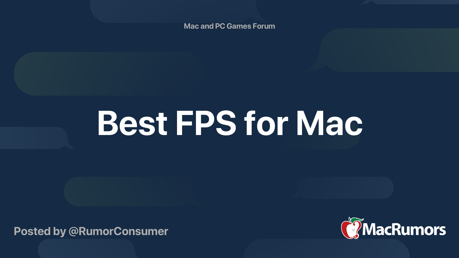 Best Fps For Mac Macrumors Forums