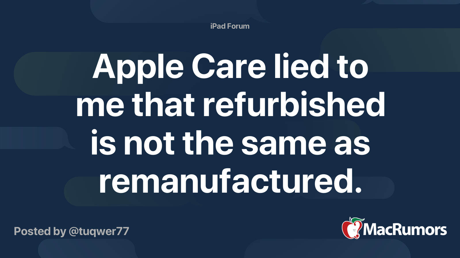 Can you get store applecare for refurbished