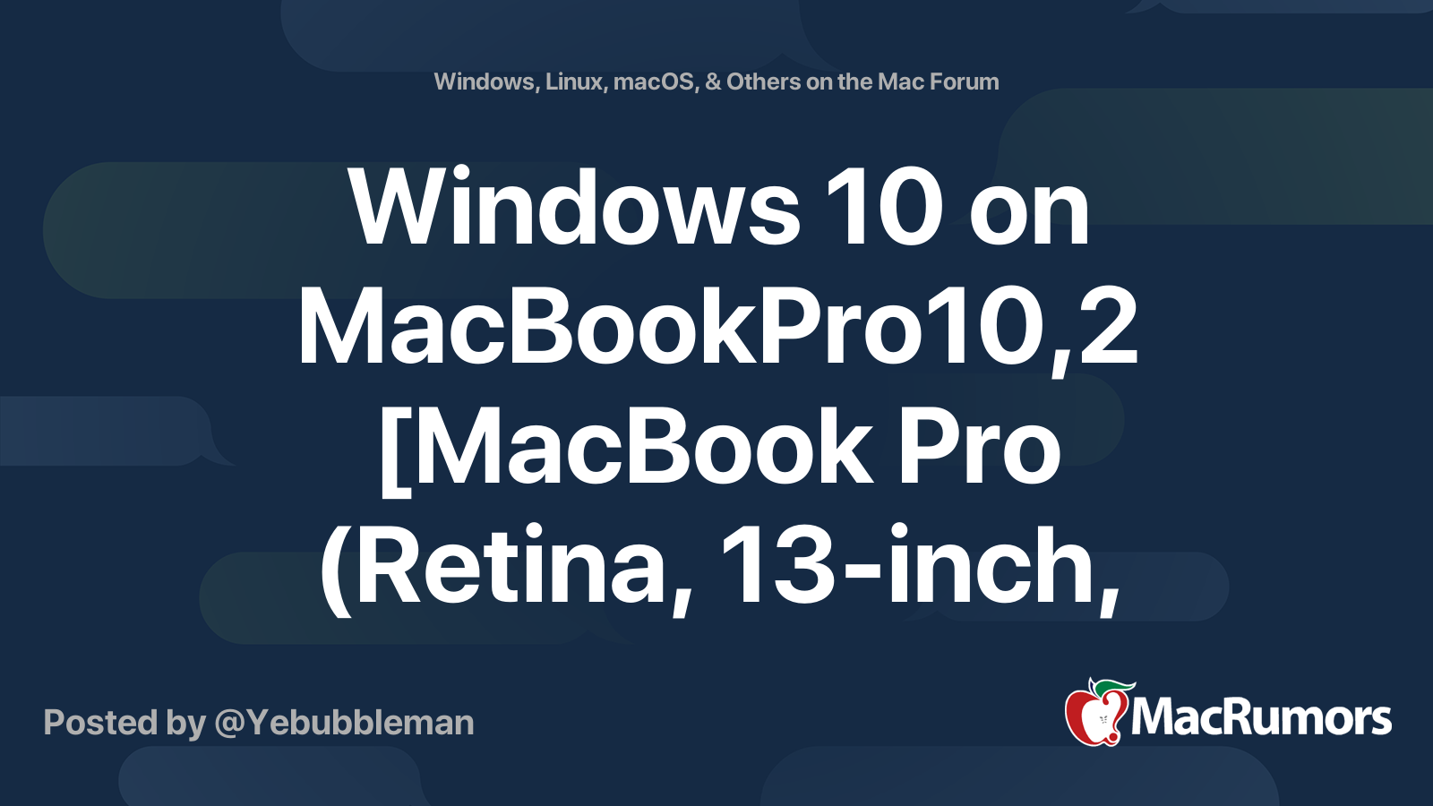 instalar windows 10 macbook pro 2012