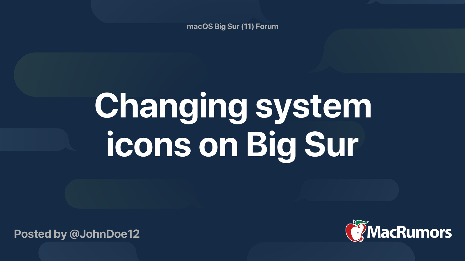 Changing System Icons On Big Sur Macrumors Forums