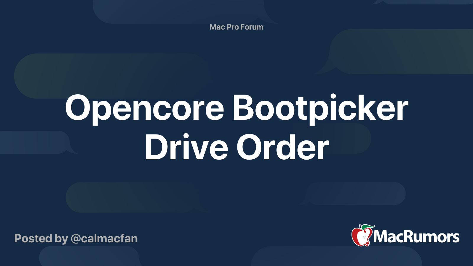 opencore default boot order