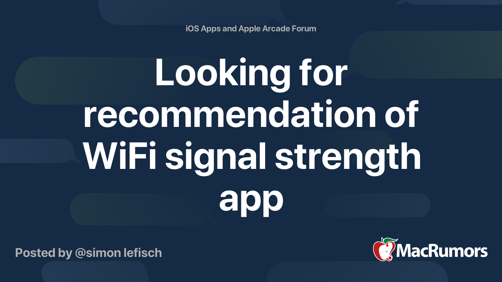 wifi signal strength app iphone reddit