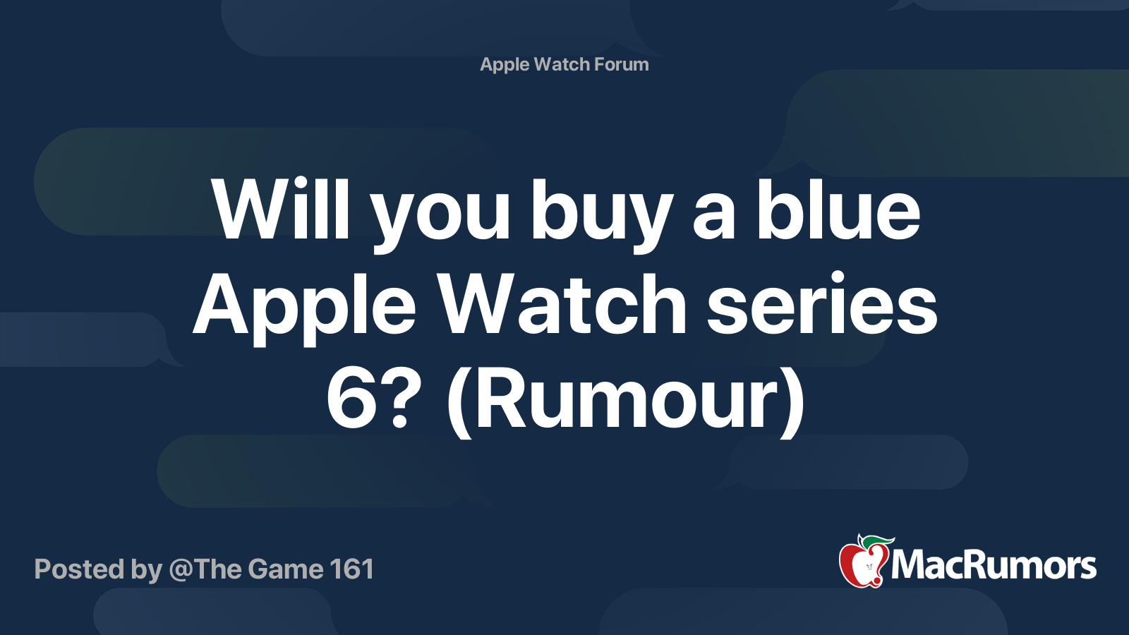 apple series 6 blue