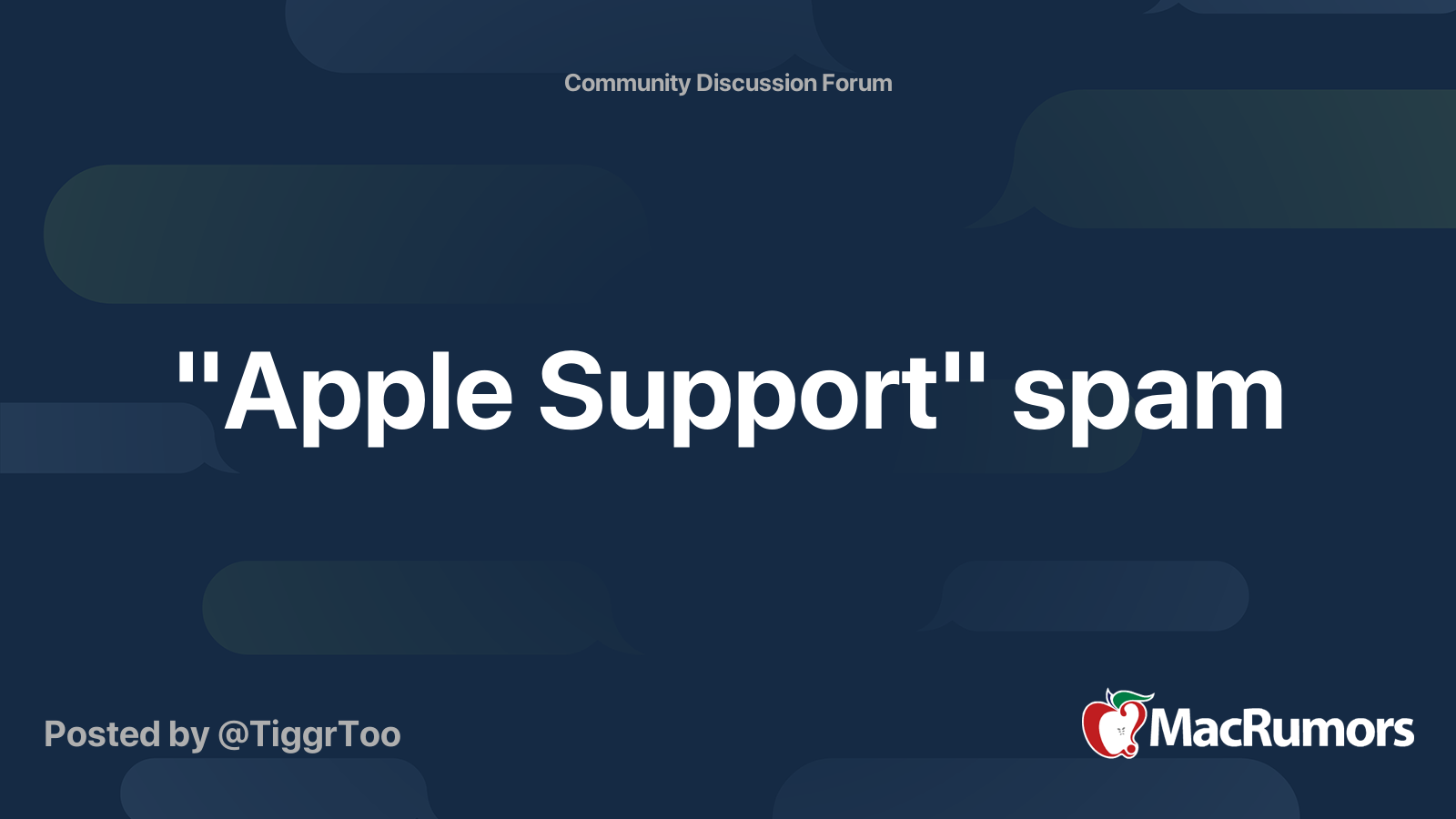 SPAM WARNING FROM GETSUPPORT APPLE COM U intelligence overview