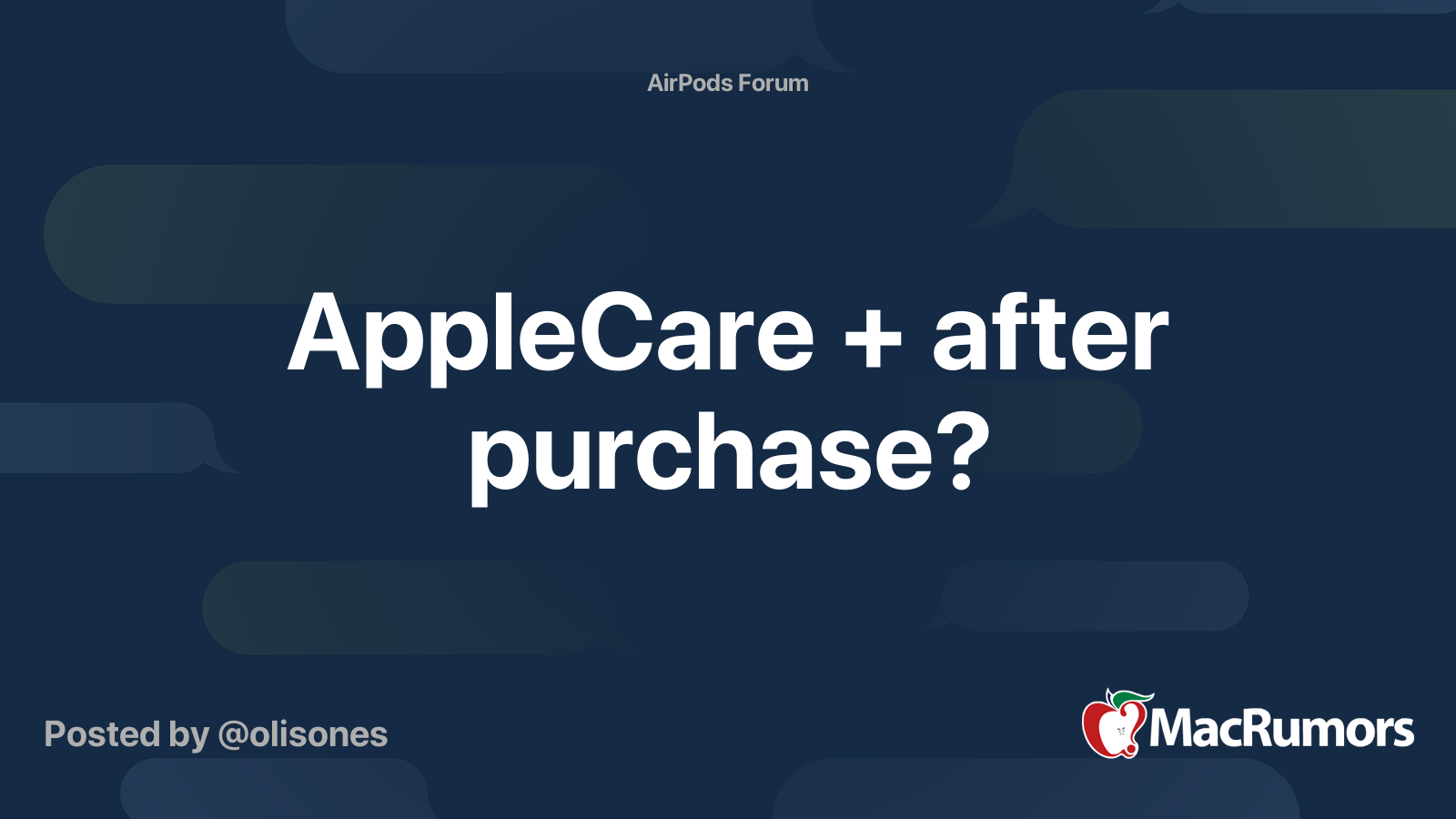 Applecare after purchase discount airpods