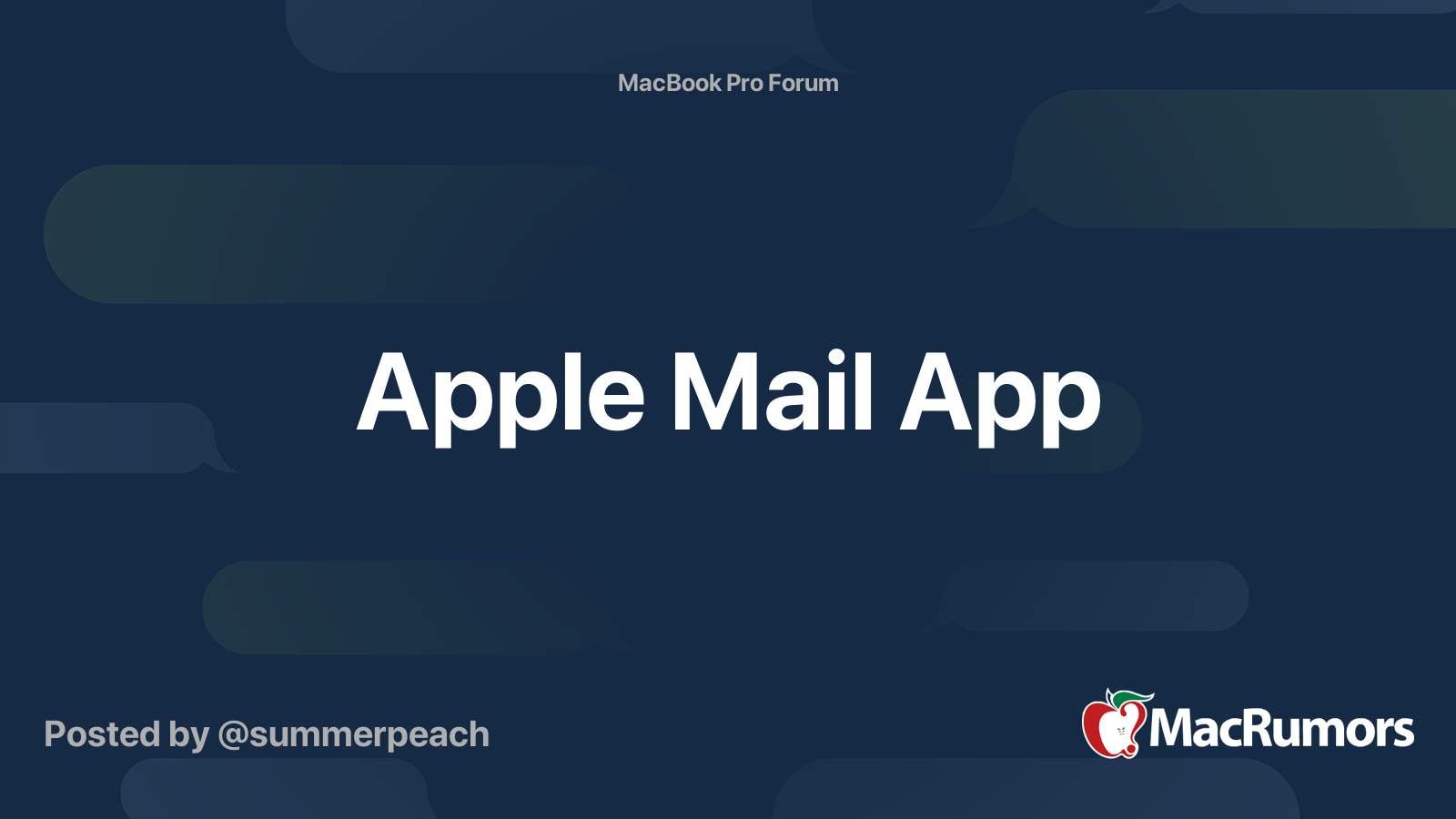 apple macbook mail app