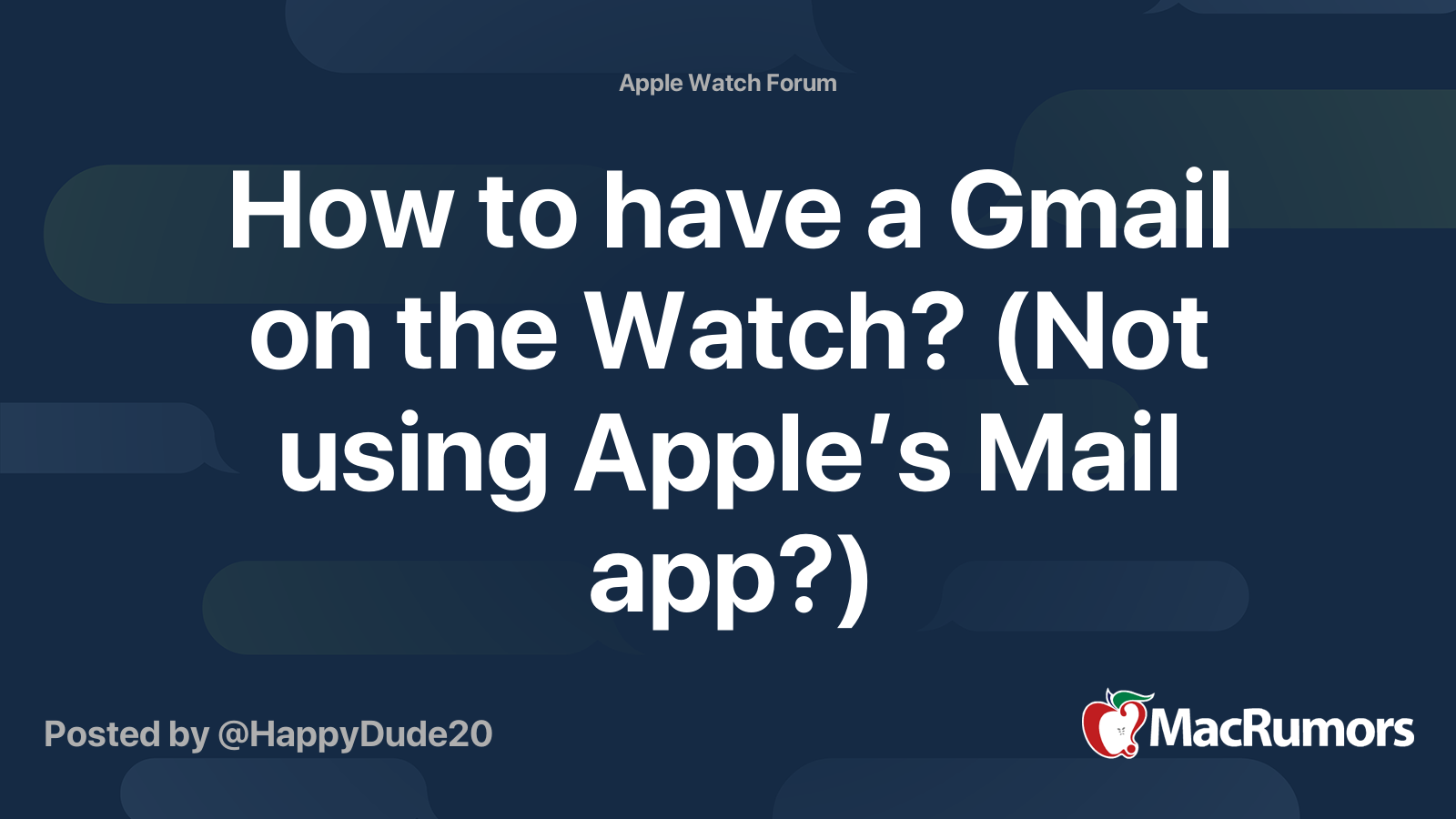 gmail on apple watch