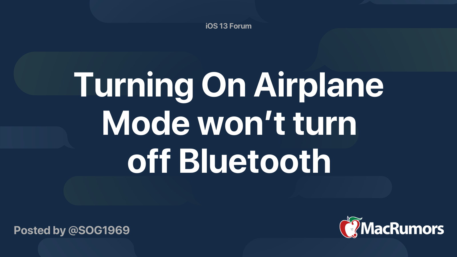 does airplane mode turn off wifi and bluetooth