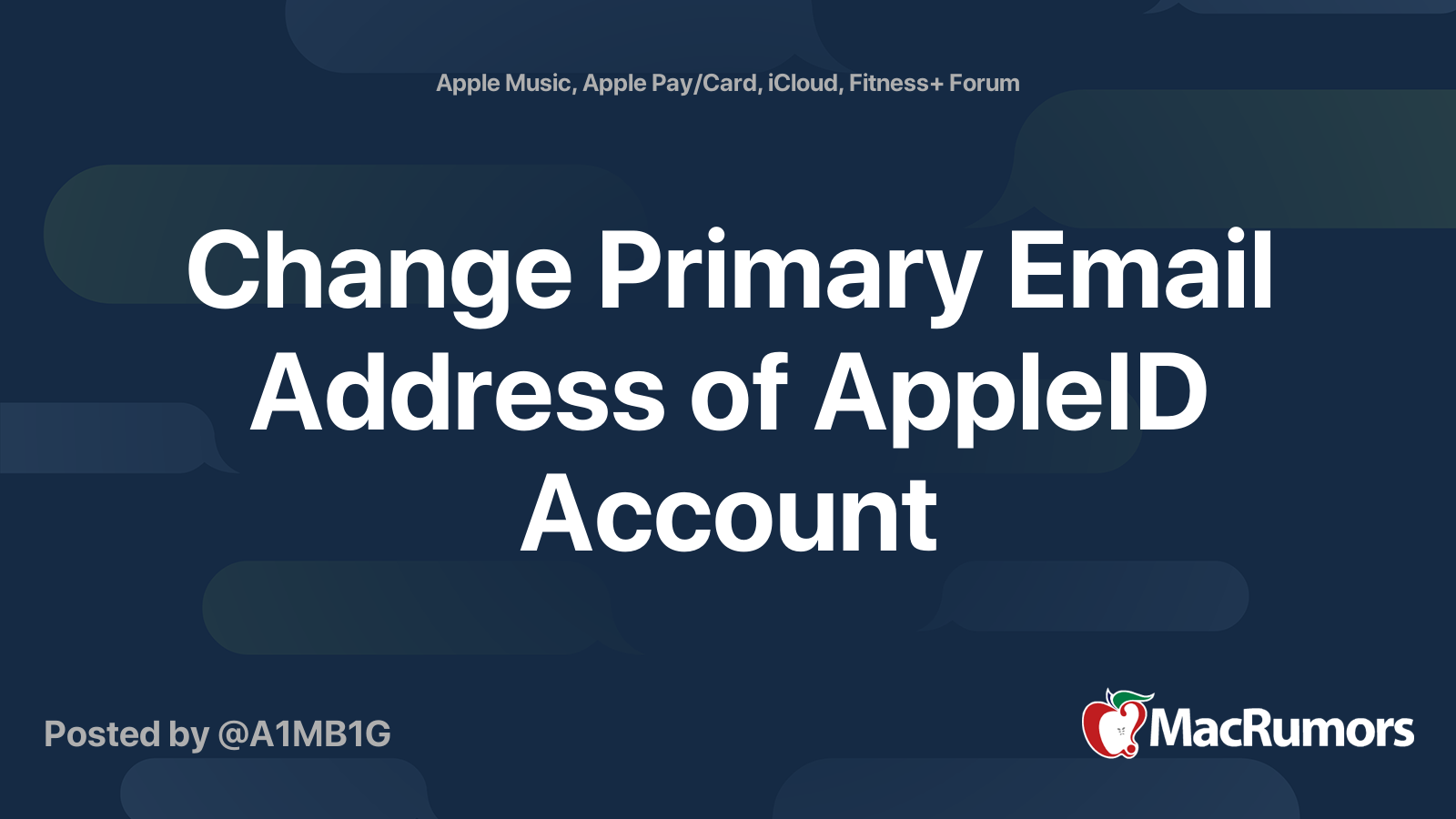 how to change primary email address apple account