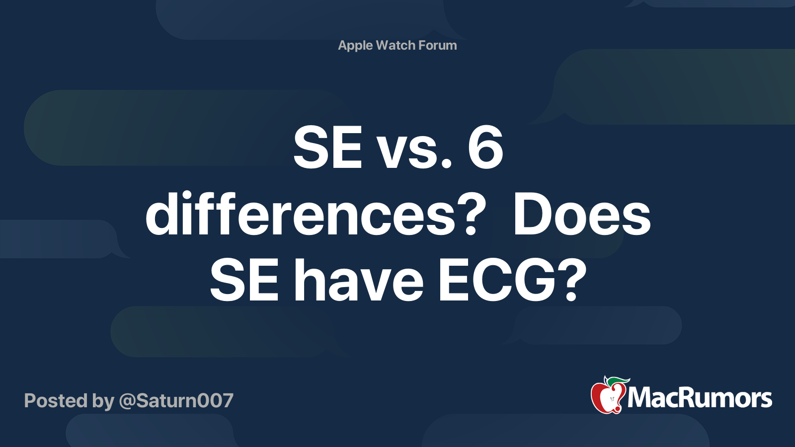 se and series 6 difference