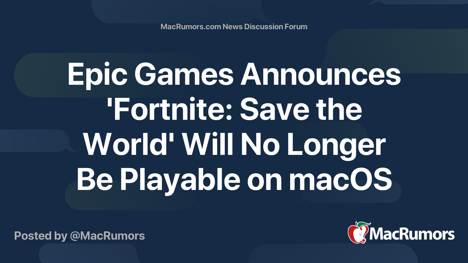 Epic Games Announces 'Fortnite: Save the World' Will No Longer Be ...