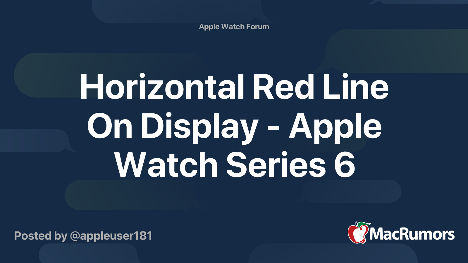 Apple watch red line hot sale