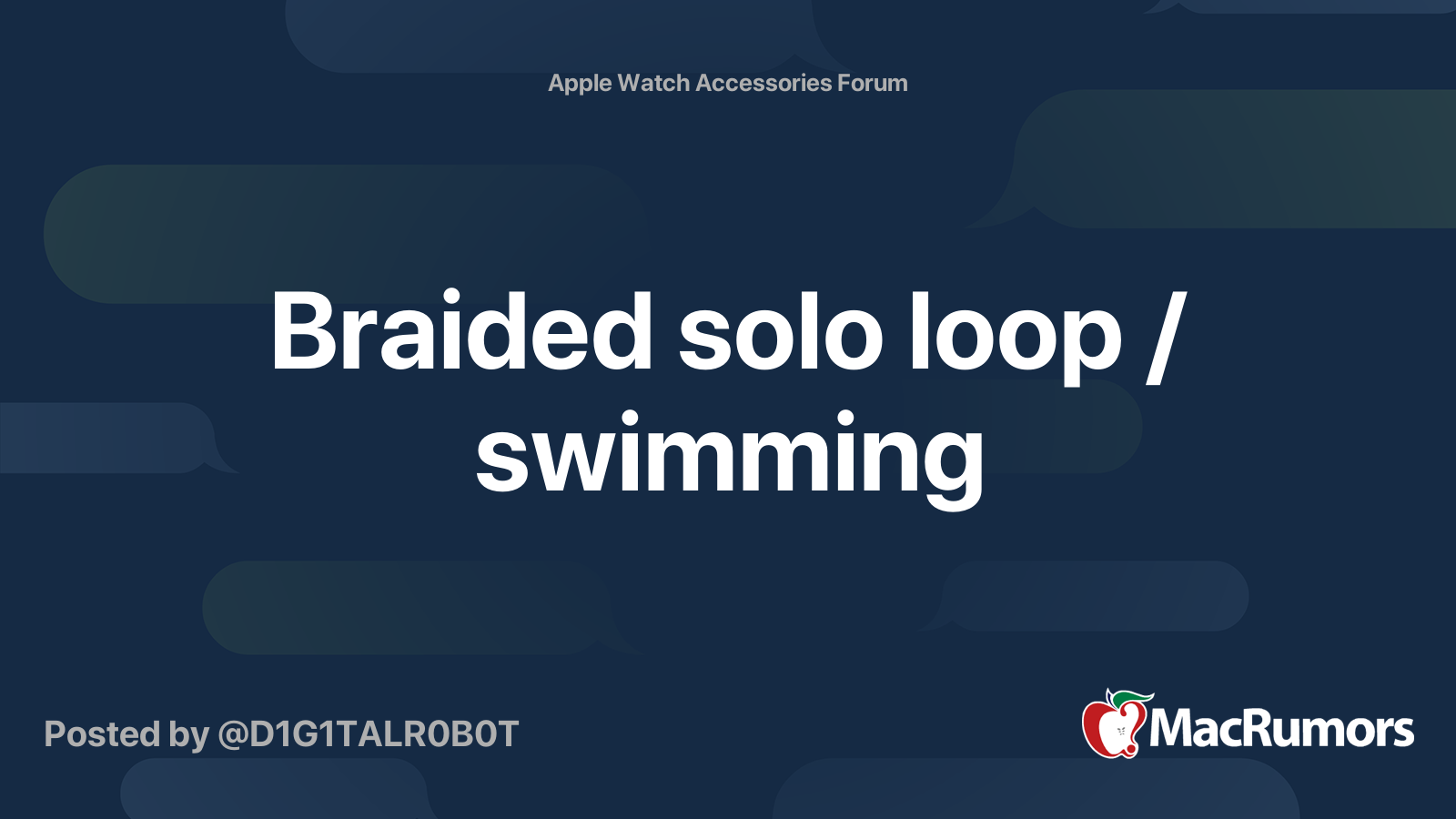 Is the braided solo loop online waterproof