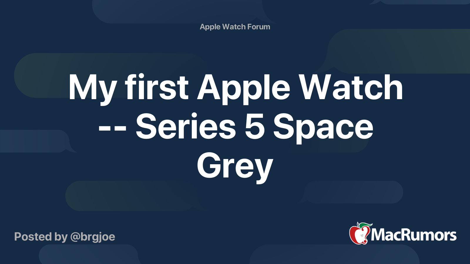 space gray apple watch series 5