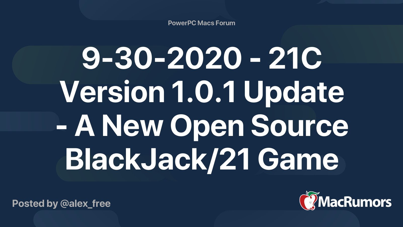 BlackJack (21) Mac OS